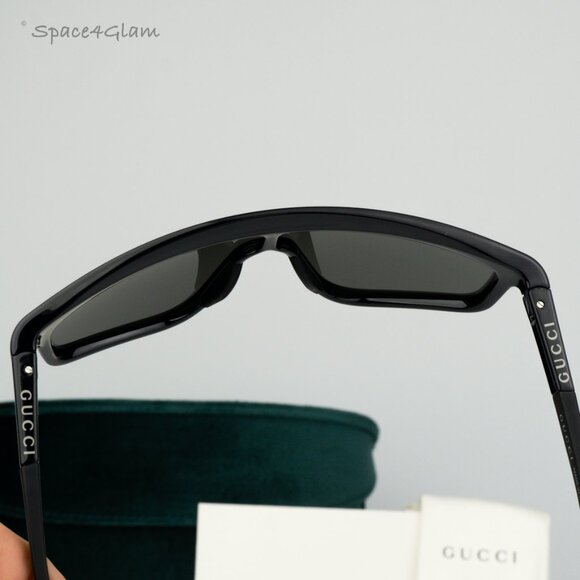 BRAND NEW Gucci GG1736S 001 Black Grey Unisex Sunglasses GG 1736S - Picture 6 of 7